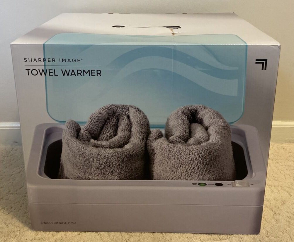 Sharper Image Towel Warmer for Towels Blankets Pajamas NIB | eBay