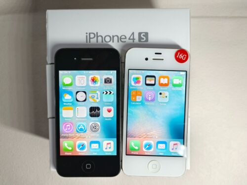 95%N ew Apple iPhone 4S 8/16/32/64GB Black/White UNLOCKED Fully UNLOCKED IOS 9 - Afbeelding 5 van 10