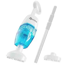 Cordless Rechargeable Pool Vacuum Handheld Pool Cleaner with Telescopic Pole