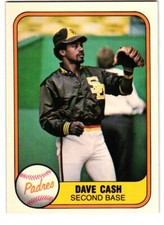 1981 Fleer #492 Dave Cash San Diego Padres