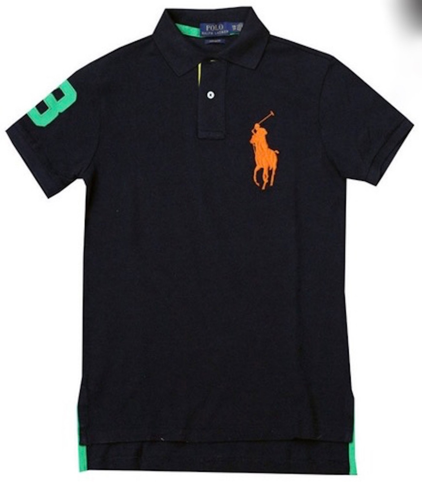 Polo Ralph Lauren Mens Aviator Navy Polo Shirt Custom Fit 100 