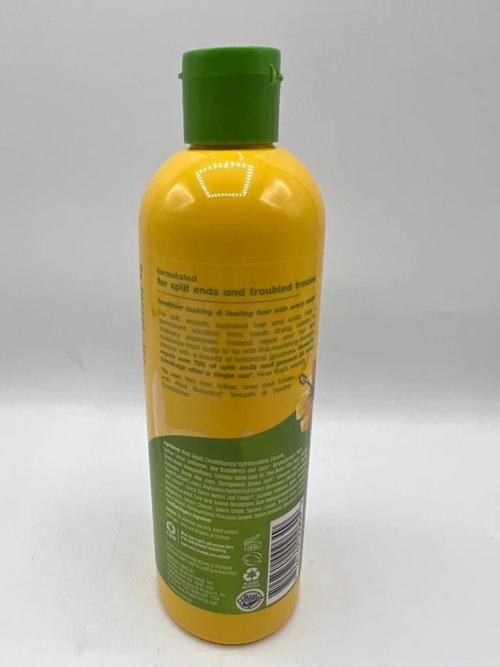 Champú suave y calmante Alba Botanica aceite de semilla de cannabis sativa, 12 oz. Foto 3 de 4