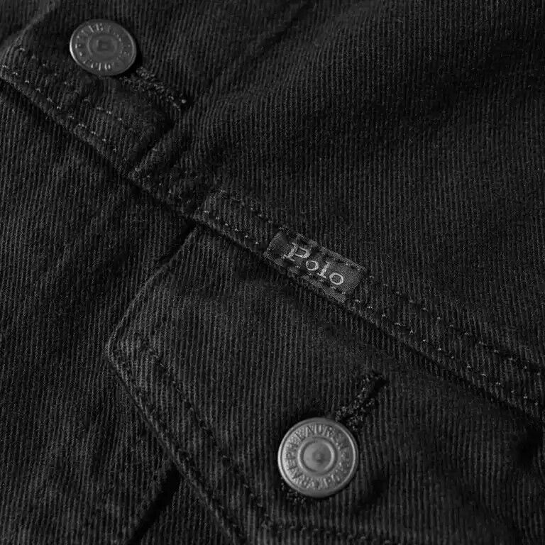 Polo Ralph Lauren Mens Black Denim & Supply Jean Camo Logo Polo Ralph Lauren Mens Black Denim & Supply Jean Camo Logo