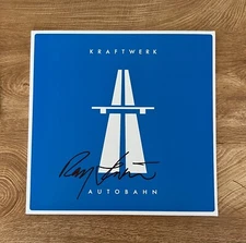* RALF HUTTER * signed vinyl album * KRAFTWERK * AUTOBAHN * 2