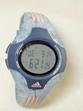 Reloj de cuarzo digital vintage Adidas LED ADP6009, 901008, funcionando perfecto para dama