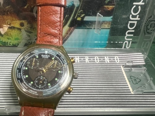 Swatch Relojes Pulsera Hombre Mujer de Cuarzo Tira Lote 4 Relojes Vintage - Imagen 10 de 19