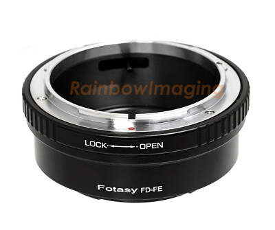 Adapter for Canon FD Lens to Sony E Mount FE a7 a7r a7s II III IV a9 a7c Alpha 1
