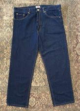 VTG Levi s 501 Indigo Blue Jeans 42 x 31 Denim Button Fly 90s Button Fly Jeans