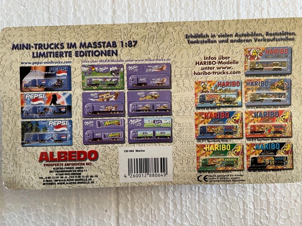 Albedo Mini Camion 1:87 Limitata Edizione Nostri Marino - Immagine 2 di 2