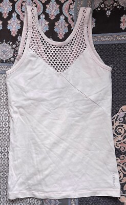 Yoga Top Mandala S eher XS Nude Rosa Lochmuster Innenbra 