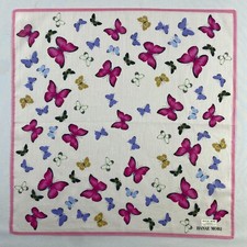 NWT Vintage Hanae Mori Handkerchief Pocket Square Bandana Neckerchief