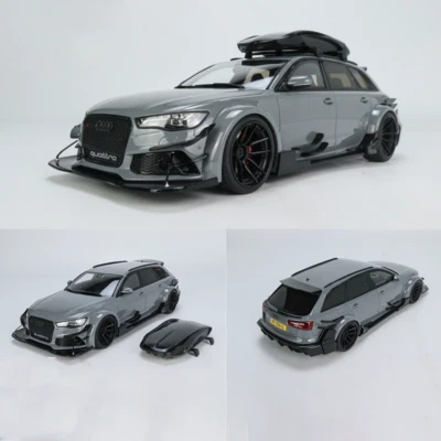 GTSPIRIT GT SPIRIT Maßstab 1:18 AUDI RS6 C7 DTM Diecast Car Limited Modellbau Natto Grau