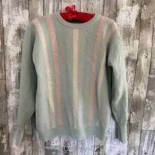 Vintage St.Michael lambswool pastel sweater 40