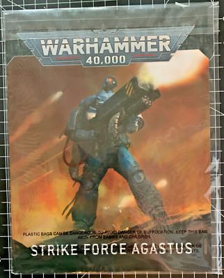 Warhammer 40k Space Marines Strike Force Agastus Buch - Brandneu