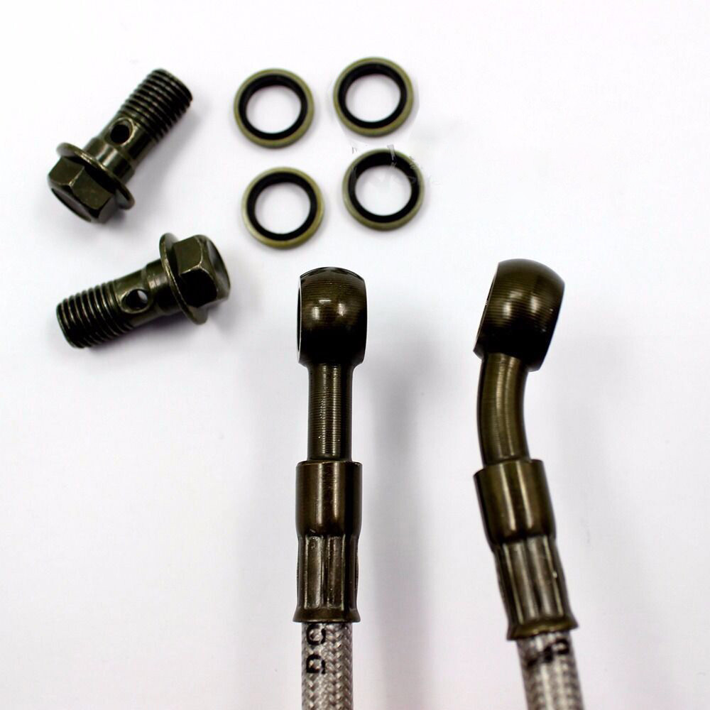 Dirt Bike Brake Line 1500mm Hydraulic Brake Line Hose For Dirt Bike ATV Quad GoKart Motorbike 1500mm Brake Hose Motorbike - Foto 10