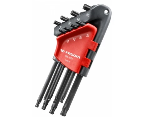 FACOM Satz mit gebogenen Torx®-Stiftschlüsseln im Haltegriff  89S.JP8A