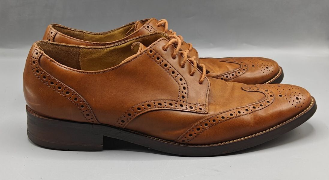 SAOLA Scarpe eleganti Cole Haan Grand OS Oxford a coda di rondine in pelle da uomo taglia 9 5 M C12845