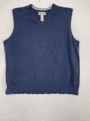 Duluth Trading Co Sweater Vest Mens Size XX Large Blue Casual