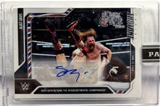 Sami Zayn 2024 Panini Instant WWE #40 - Red White & Blue Autograph Auto #'d 7/10