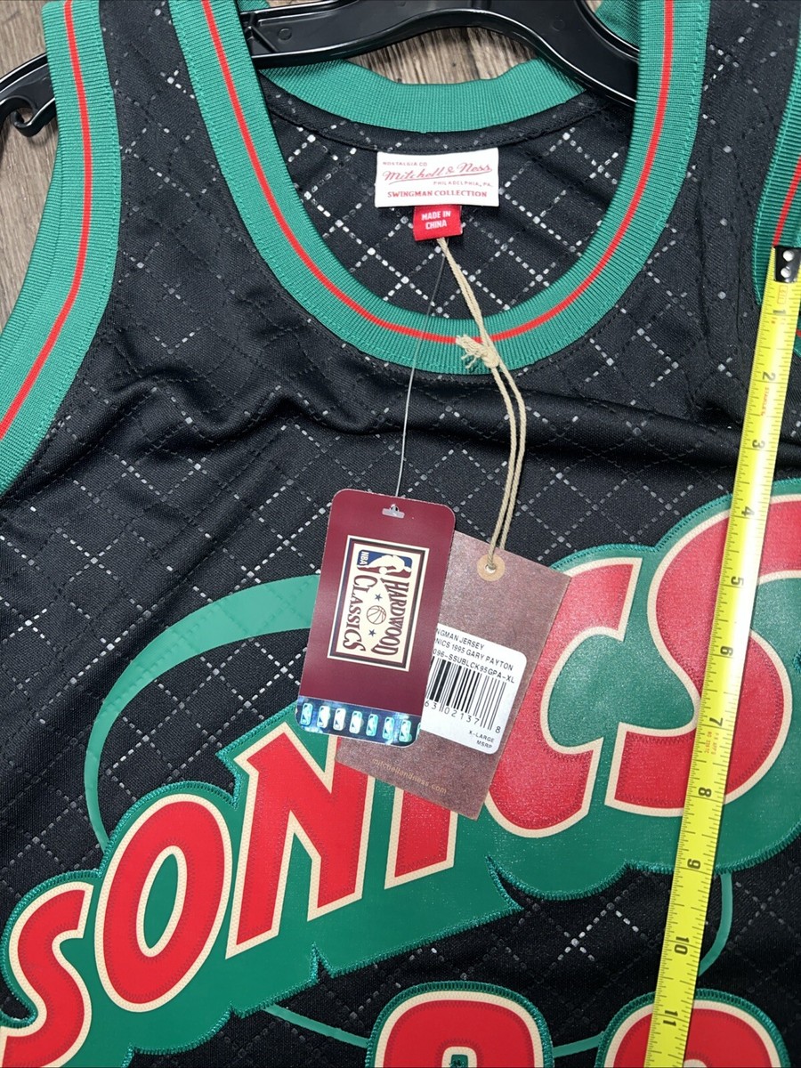 Camiseta golden swingman de Gary Payton con los Seattle Sonics