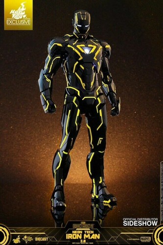 SIDESHOW HOT TOYS NEON TECH IRON MAN 