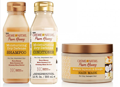 Creme of Nature Pure Honey Shampo|Conditioner|Leave In|Öl|Creme|Sets UK Verkäufer