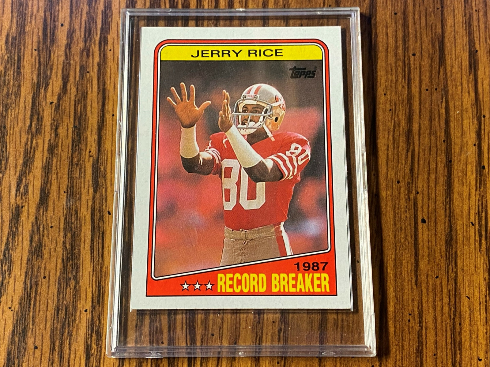 Topps 1988 Jerry Rice Record Breaker Card 6 NM MT EBay