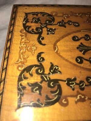 Swiss Music Box Premilex Wood Inlay Vintage Switzerland | eBay