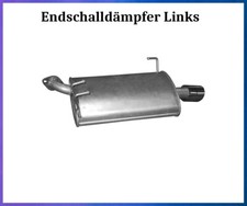 Endschalldämpfer Links für Honda Accord VII 2.4 140KW Kombi Auspuff