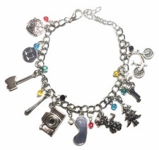 Stranger Things TV Series 10 Themed Charms Charm BRACELET