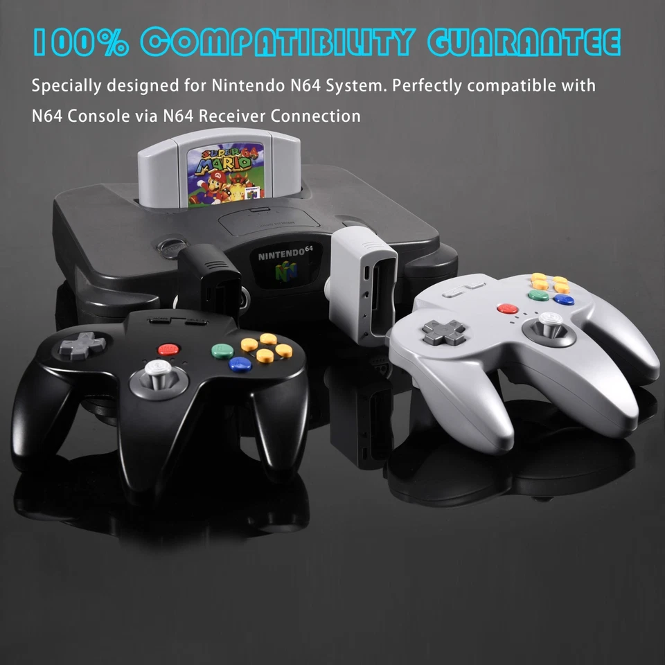 2.4 GHz Wireless Controller Gamepad Joystick for Nintendo N64/ SNES/ NGC Console - Image 4 of 4