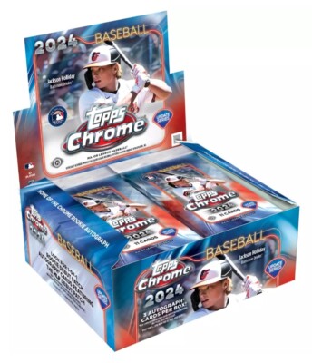 2024 TOPPS CHROME UPDATE SERIES BASEBALL HOBBY JUMBO BOX FACTORY SEALED 12 PACKS