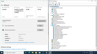 Lenovo ThinkPad T430 14'' HD I5-3320M 128GB SSD 8GB W10P Webcam DVD *READ*