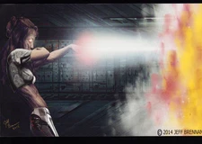 Obliterate (2014) By Jeff Brennan 11" x 17" 3D Art Print Signed