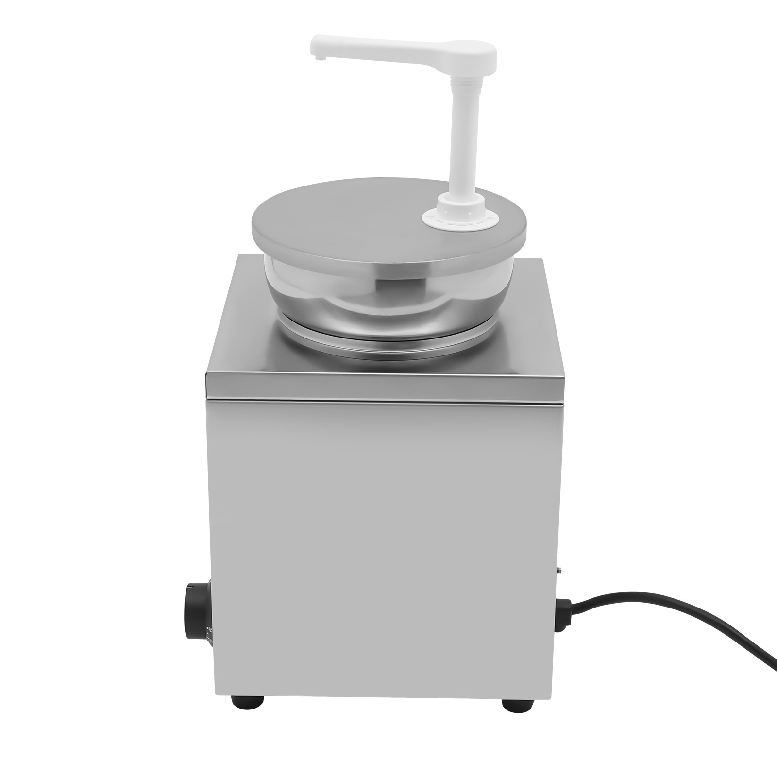4L Electric Sauce Warmer Dispenser w/Pump, 150W Stainless Steel, 110V US Plug