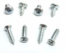 1970-75 CORVETTE SCREW SET-SHOULDER HARNESS SEAT KIT-8 PIECES-70-75 (#E18029) *