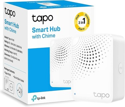 TP-Link Tapo Smart Hub mit Klingelton Bewegungsmelder Tapo H100 Stecker Sensoren