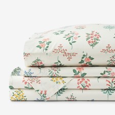 Hawthorne Classic Cool Percale Bed Sheet Set-Rifle Paper Co. 6112