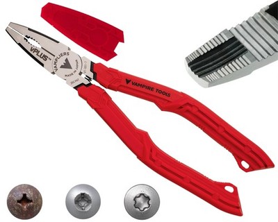 VAMPLIERS 7'' Stripped Screw Extractor Pliers. Made in Japan. Multipurpose Com...