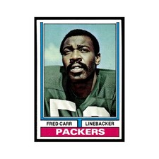 1974 Topps Fred Carr Packers #213