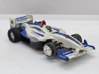 AFX TOMY MEGA G FORSYTHE INDECK # 3 INDY F1 SLOT CAR NEAR MINT CLEAN & COMPLETE