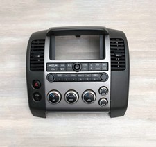 2005-2007 Nissan Pathfinder Center Radio Manual Climate Control Trim Bezel Vents 2005-2007 Nissan Pathfinder Center Radio Manual Climate Control Trim Bezel Vents