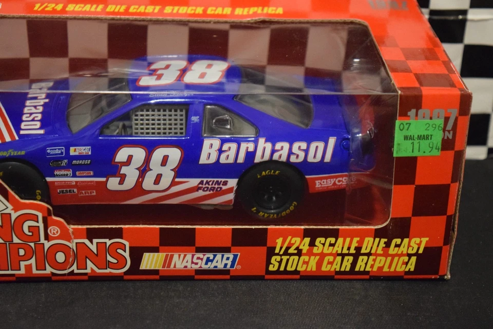 1997 Racing Champions Elton Sawyer #38 Barbasol Ford escala 1:24 - Imagem 3 de 4