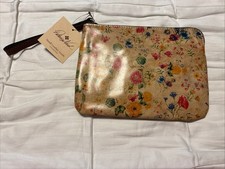 Patricia Nash Cassini Leather Wristlet Prairie Rose NWT