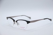 NEW ISAAC MIZRAHI IM30011 BK BLACK WHITE AUTHENTIC EYEGLASSES 48-17