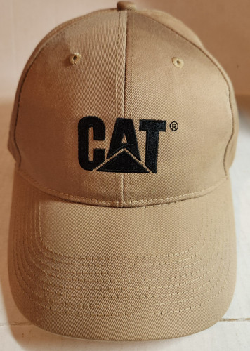 CAT Blanchard Machinery Brown Strap Back Hat
