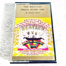 The Beatles "Magical Mystery Tour" UK Press Black Cassette, White Paper Label
