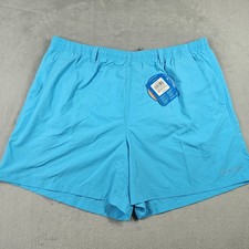 Columbia PFG Shorts Mens XXL Backcast 6 Water Short Omni-Shade Drawstring Blue
