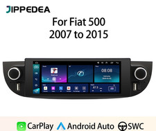 Radio Coche Para Fiat 500 2007 a 2015 Inalámbrico CarPlay Android Auto GPS Tipo-c