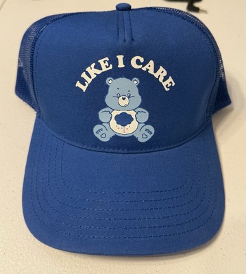 NEW 2025 Care Bears Grumpy Bear LIKE I CARE Baseball TRUCKER HAT Cap